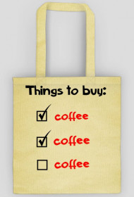 "Things to buy"- torba na zakupy