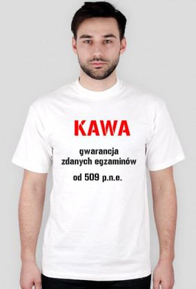 "Kawa" - koszulka męska