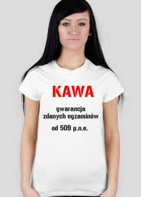 "Kawa" - koszulka damska
