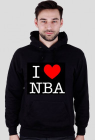 Bluza z kapturem I LOVE NBA