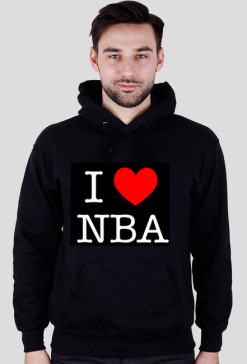 Bluza z kapturem I LOVE NBA