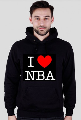 Bluza z kapturem I LOVE NBA
