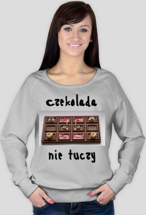 Bluza damska Czekolada nie tuczy