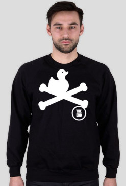 bluza white on black