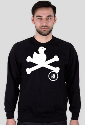 bluza white on black