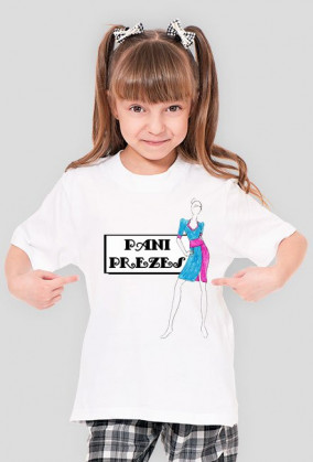 Pani Prezes - dziewczęcy t-shirt