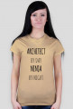 ARCHITECT by day. NINJA by night | T-shirt! WHITE