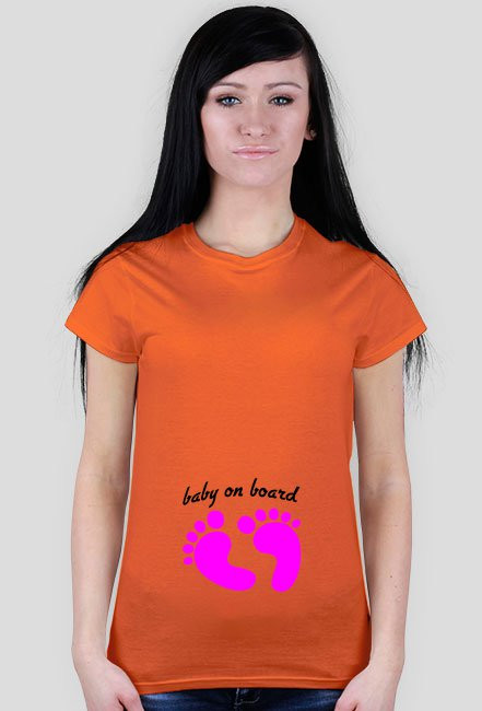 Baby on board, ciąża, dziecko, dziewczynka