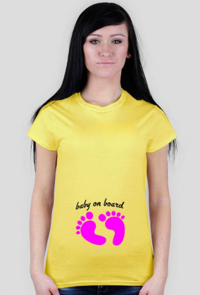 Baby on board, ciąża, dziecko, dziewczynka