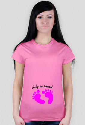 Baby on board, ciąża, dziecko, dziewczynka