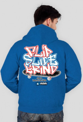 Bluza na zamek z kapturem - Flip. Pada