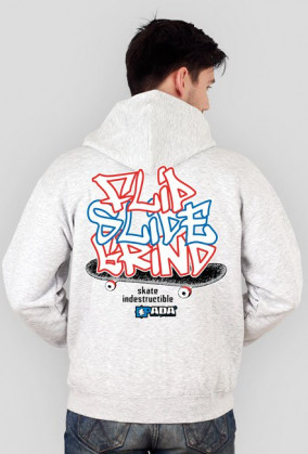 Bluza na zamek z kapturem - Flip. Pada