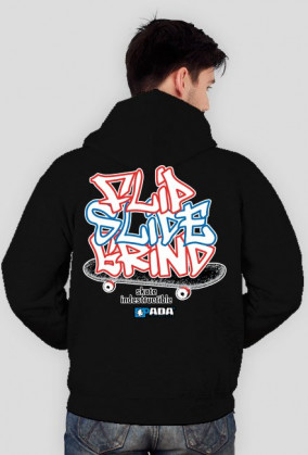 Bluza na zamek z kapturem - Flip. Pada