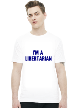 Libertarian - biała koszulka