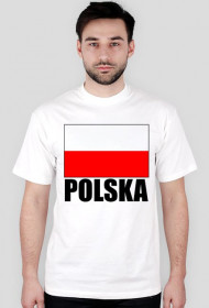 Koszulka męska z flagą i napisem