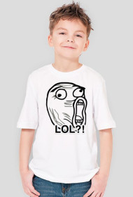 Koszulka, (LOL) ,Chłopięca ,Biała
