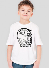 Koszulka, (LOL) ,Chłopięca ,Biała