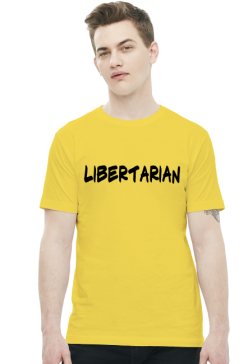 Libertarian - żółta koszulka