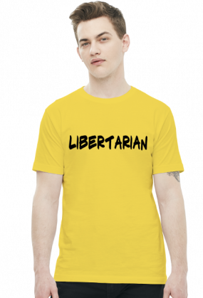 Libertarian - żółta koszulka