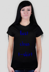 Koszulka: Last clean t-shirt