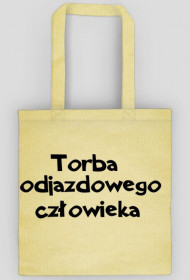 Torba odjazdowego człowieka