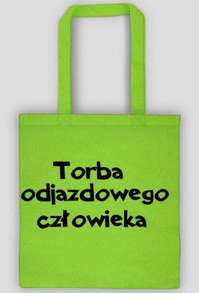 Torba odjazdowego człowieka