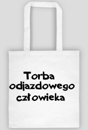 Torba odjazdowego człowieka