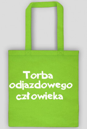Torba odjazdowego człowieka