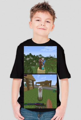 Minecraft chłopiec