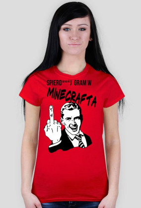 sgw minecraft koszulka damska