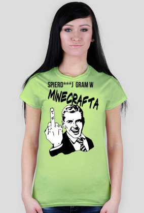 sgw minecraft koszulka damska