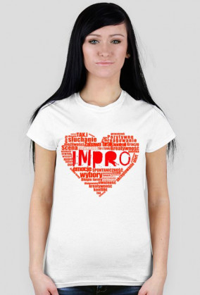 Koszulka "Love Impro" damska