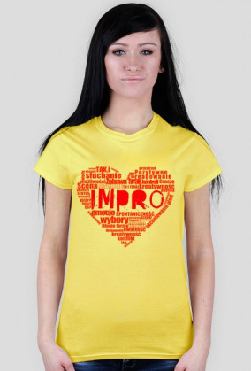 Koszulka "Love Impro" damska