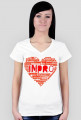 Koszulka "Love Impro" damska z dekoltem