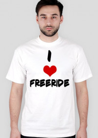 I love freeride- krótki rękaw