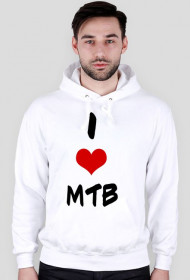 I love MTB- bluza z kapturem