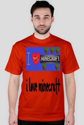 Koszulka- I love minecraft