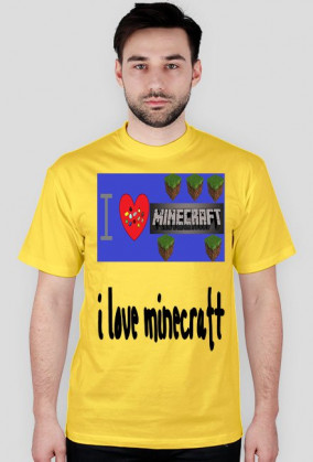 Koszulka- I love minecraft