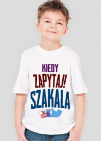 Koszulka dziecięca "Kiedy zapytaj Szakala"