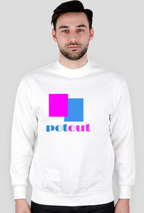 Potout- bluza czarna męska