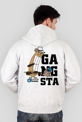 Bluza na zamek z kapturem - Gangsta. Pada