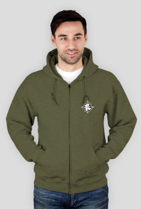 Bluza na zamek z kapturem - Gangsta. Pada