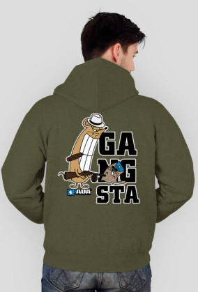 Bluza na zamek z kapturem - Gangsta. Pada