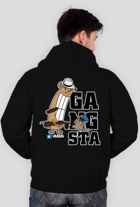 Bluza na zamek z kapturem - Gangsta. Pada