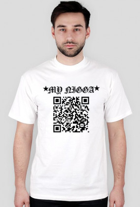 MY NIGGA QR WHITE