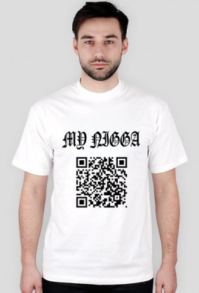 MY NIGGA QR WHITE BEZ GWIAZDEK