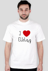 Urban - I Love Elbląg - T-Shirt (WHITE)
