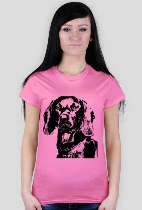 Koszulka damska z Gończym Polskim