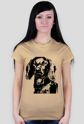 Koszulka damska z Gończym Polskim