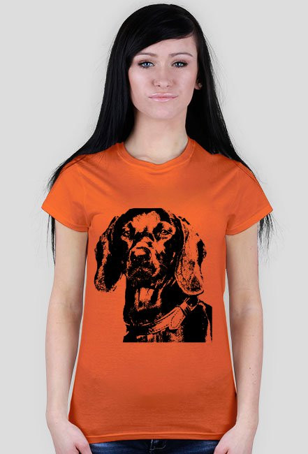 Koszulka damska z Gończym Polskim